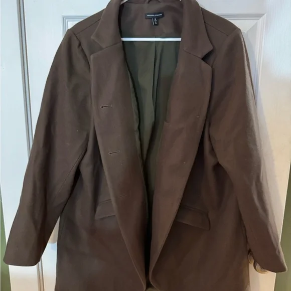 Universal Standard Equestrian Style Wool Blend Coat - Picture 5 of 6